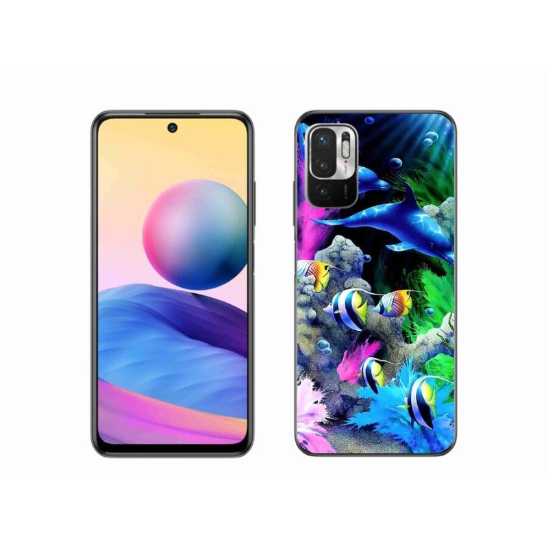 Gél tok mmCase a Xiaomi Poco M3 Pro/5G készülékhez - tengeri világ