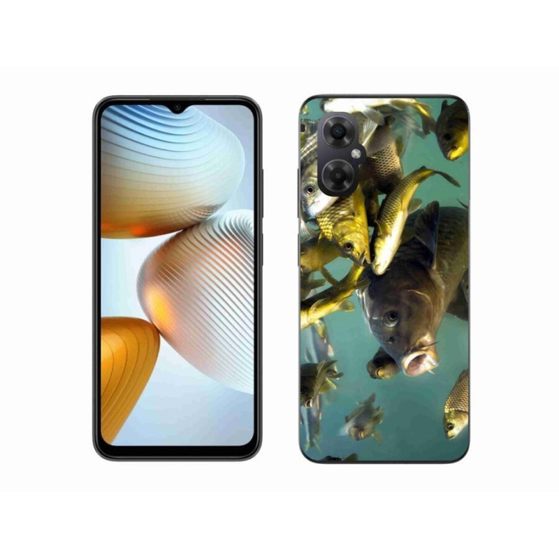 Gél tok mmCase a Xiaomi Poco M4 5G számára - halak iskolája
