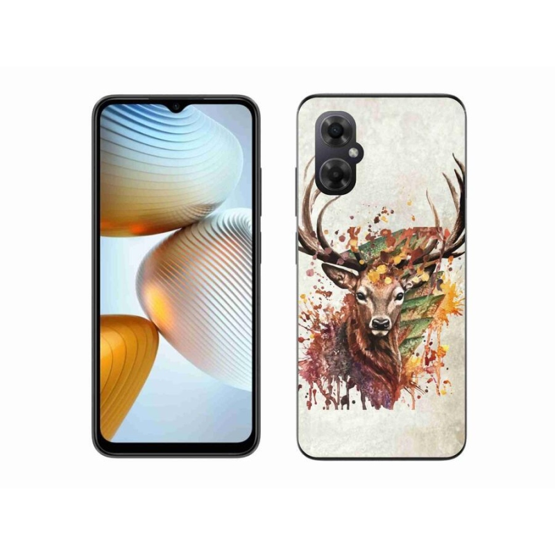Gél tok mmCase a Xiaomi Poco M4 5G számára - szarvas 1