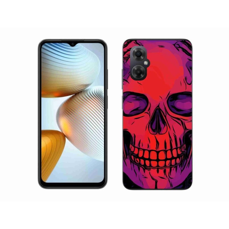 Gél tok mmCase a Xiaomi Poco M4 5G számára - koponya