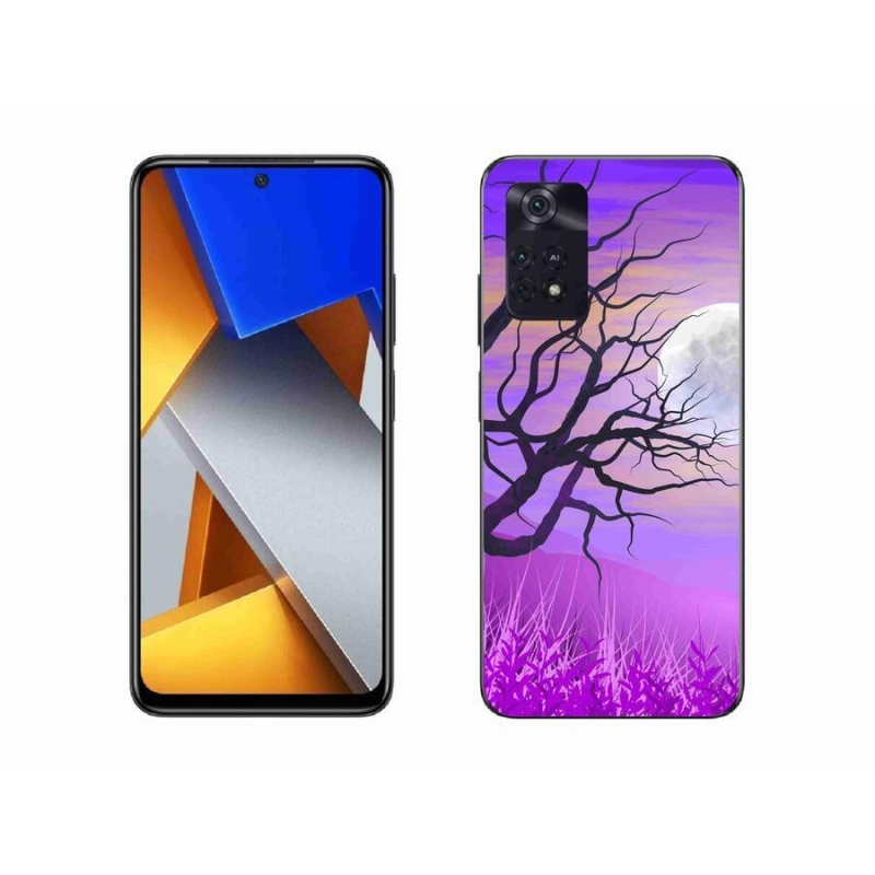Gél tok mmCase a Xiaomi Poco M4 Pro 4G-hez - rajzfilmes kidőlt fa
