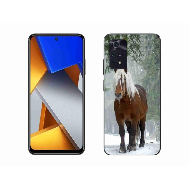 Gél tok mmCase a Xiaomi Poco M4 Pro 4G-hez - ló az erdőben