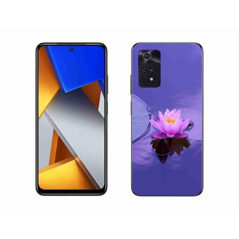 Gél tok mmCase a Xiaomi Poco M4 Pro 4G-hez - virág a vízen