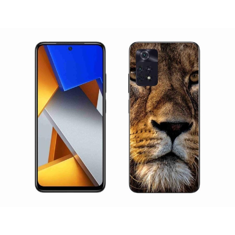 Gél tok mmCase a Xiaomi Poco M4 Pro 4G-hez - oroszlán
