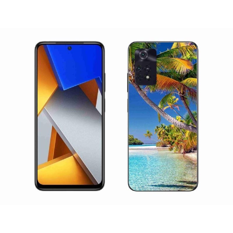 Gél tok mmCase a Xiaomi Poco M4 Pro 4G-hez - tengerparton