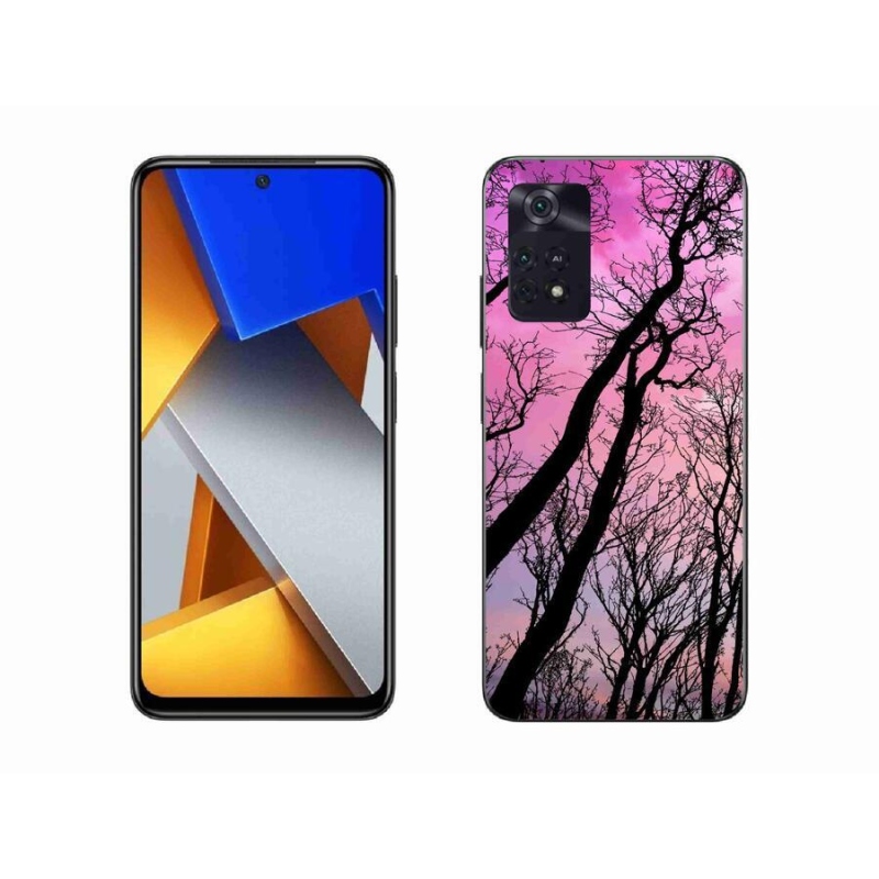 Gél tok mmCase a Xiaomi Poco M4 Pro 4G-hez - kidőlt fák