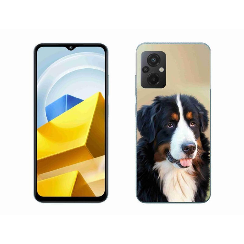 Gél tok mmCase a Xiaomi Poco M5 4G-hez - Berni hegyi kutya