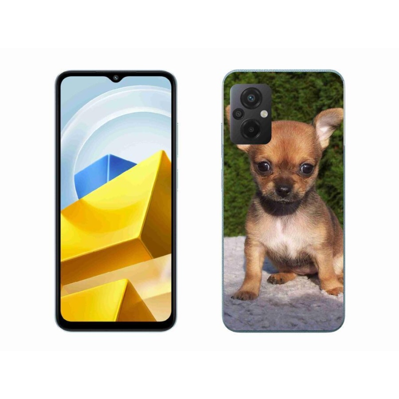 Gél tok mmCase a Xiaomi Poco M5 4G készülékhez - chihuahua 3