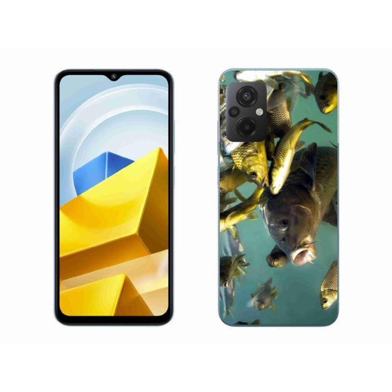 Gél tok mmCase a Xiaomi Poco M5 4G-hez - halak hada