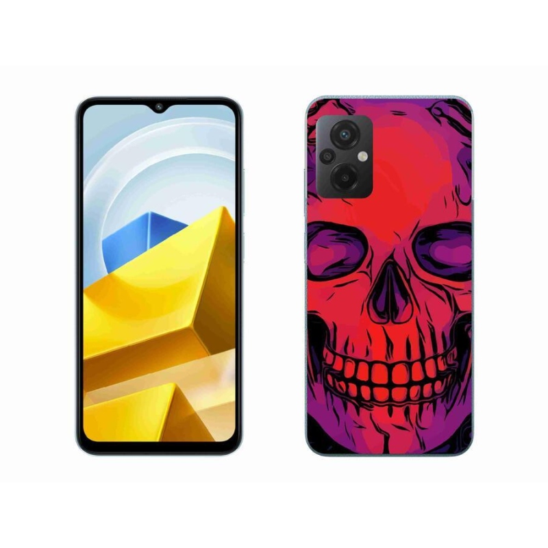 Gél tok mmCase a Xiaomi Poco M5 4G-hez - koponya