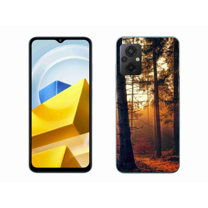 Gél tok mmCase a Xiaomi Poco M5 4G-hez - erdő