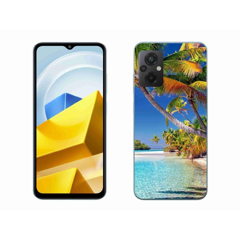 Gél tok mmCase a Xiaomi Poco M5 4G-hez - tengerparton
