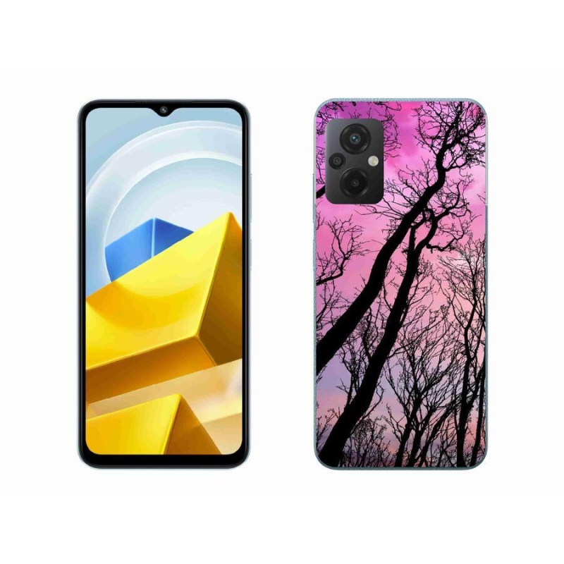 Gél tok mmCase a Xiaomi Poco M5 4G számára - kidőlt fák