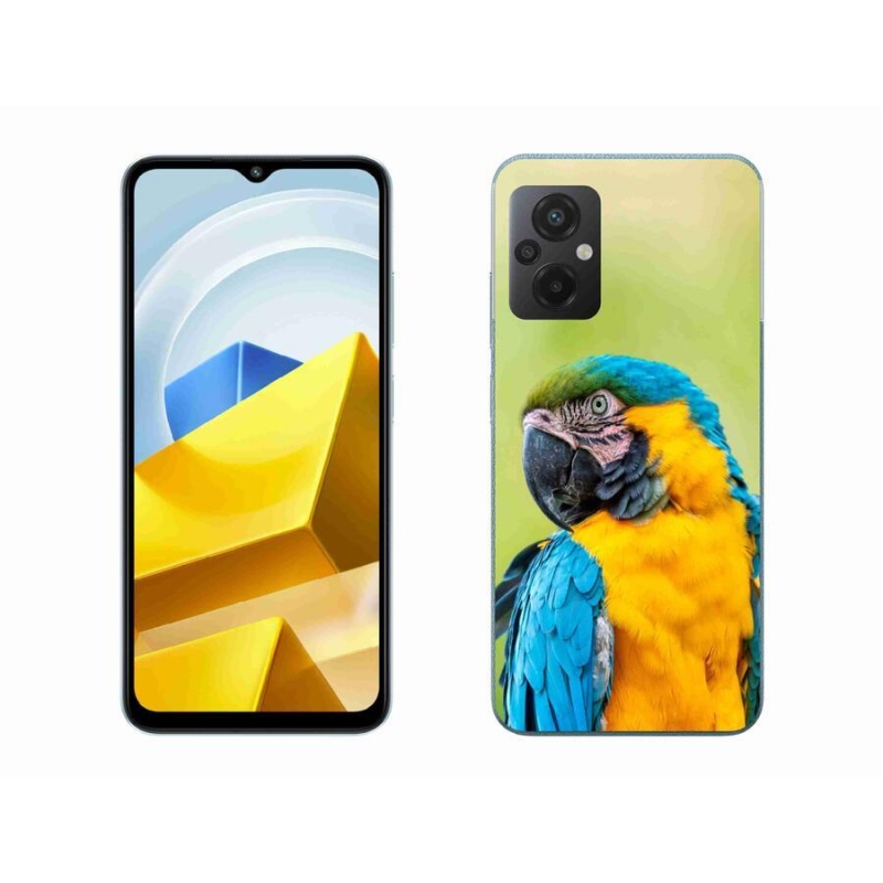 Gél tok mmCase a Xiaomi Poco M5 4G-hez - papagáj ara 2