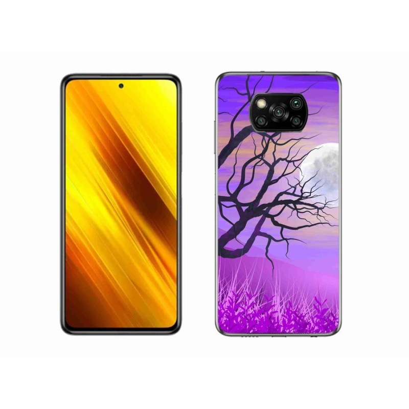Gél tok mmCase a Xiaomi Poco X3-hoz - rajzfilmes kidőlt fa