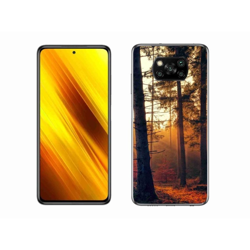 Gél tok mmCase a Xiaomi Poco X3-hoz - erdő