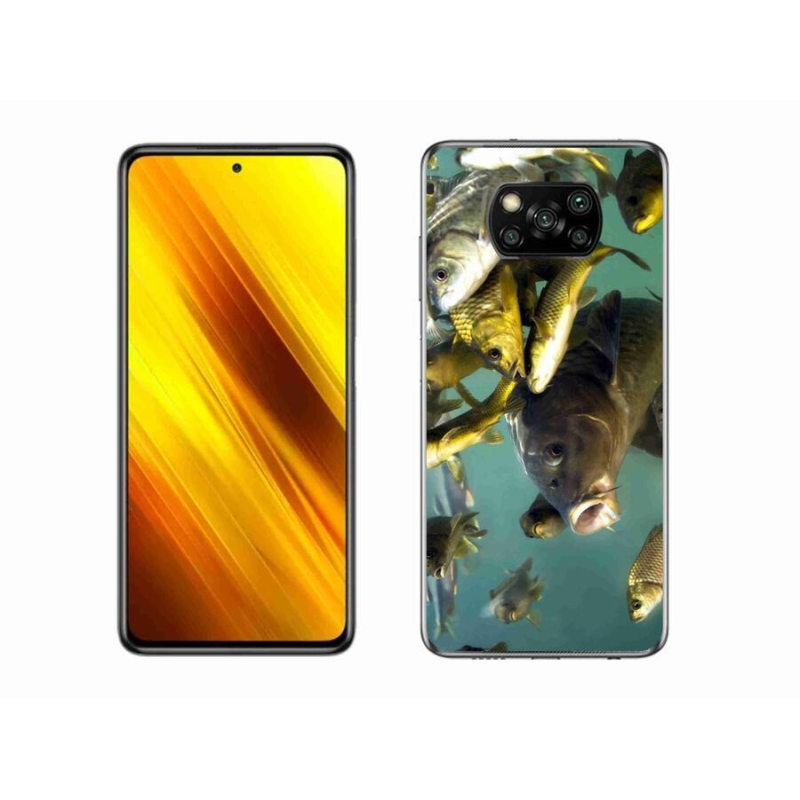 Gél tok mmCase a Xiaomi Poco X3 Pro készülékhez - halak hada