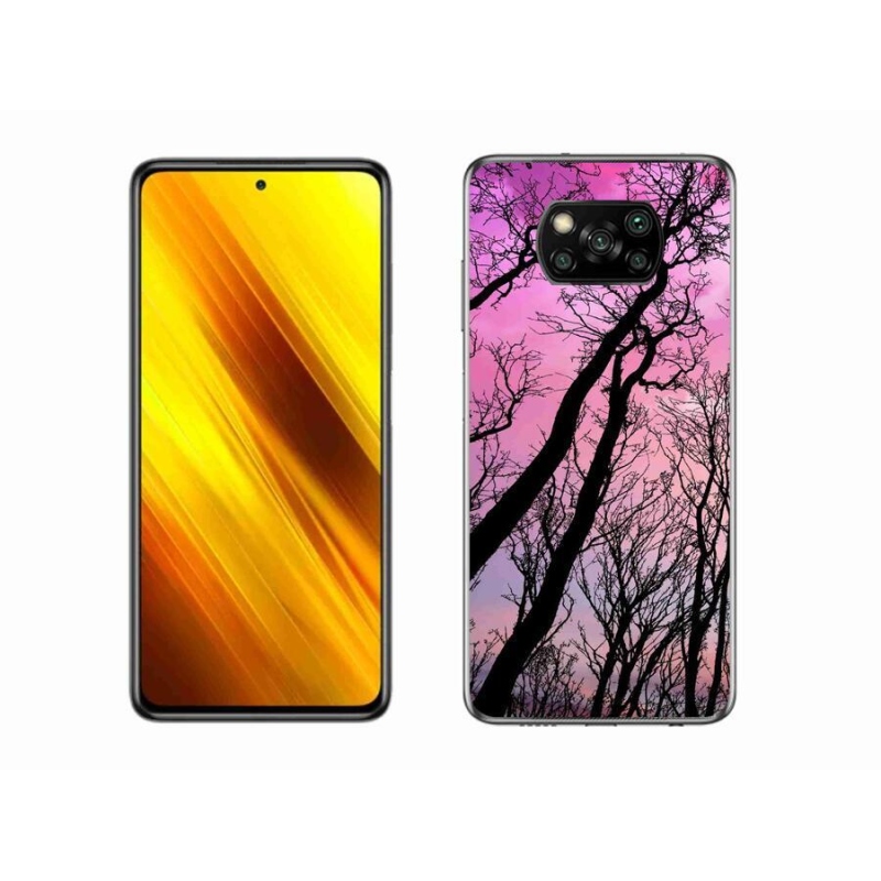 Gél tok mmCase a Xiaomi Poco X3 Pro számára - kidőlt fák