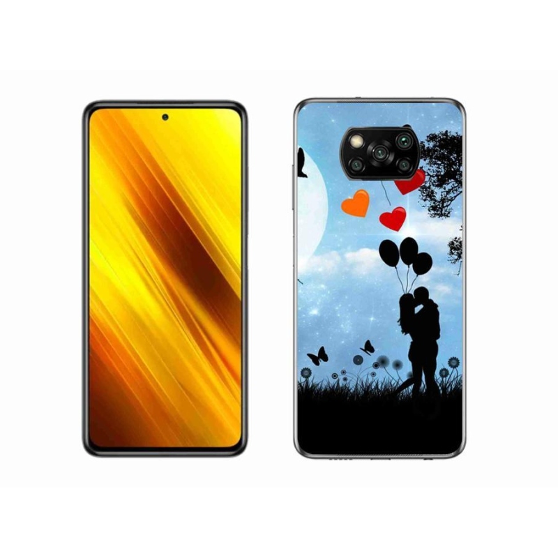 Gél tok mmCase a Xiaomi Poco X3-hoz - szerelmes pár