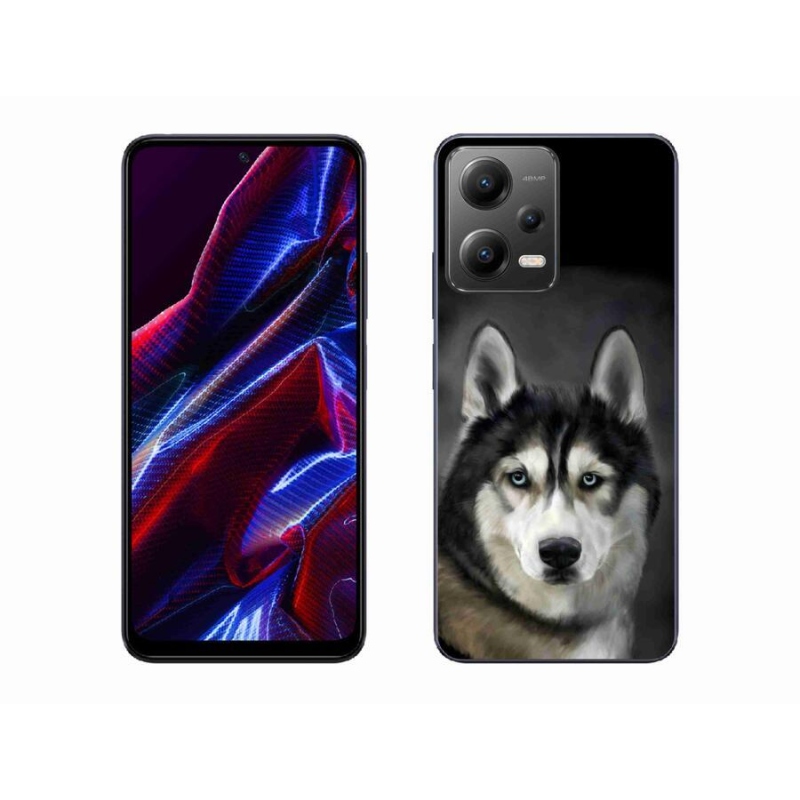 Gél tok mmCase a Xiaomi Poco X5 5G-hez - husky