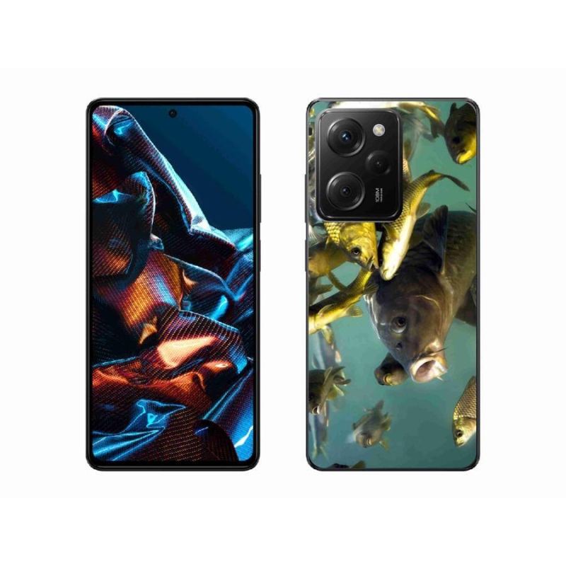 Gél tok mmCase a Xiaomi Poco X5 Pro 5G számára - halak iskolája