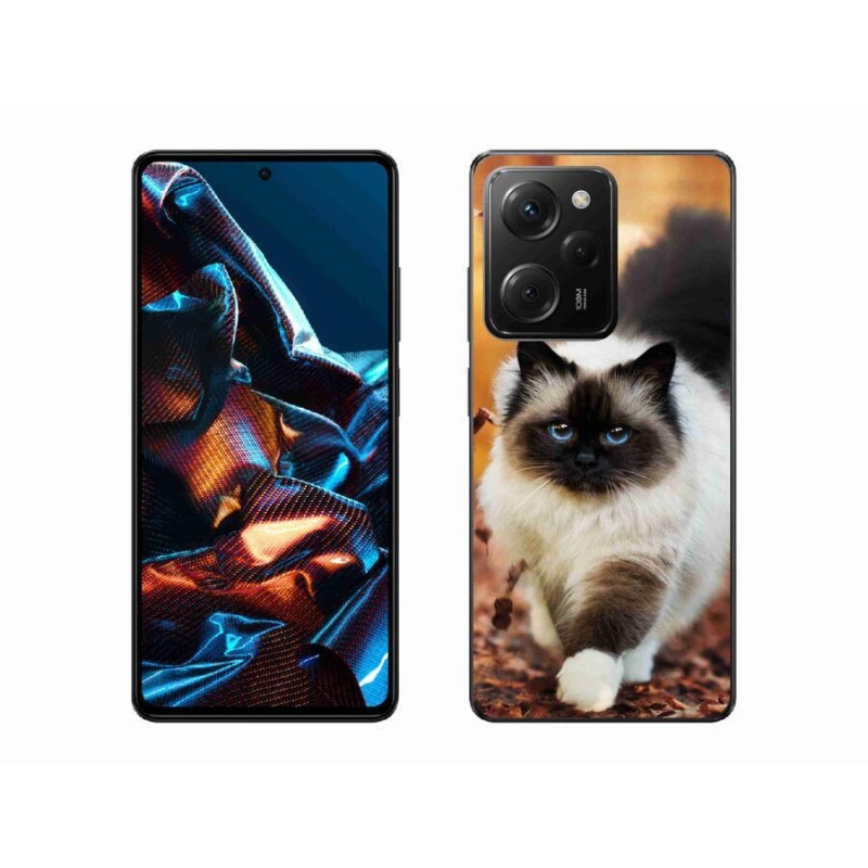 Gél tok mmCase a Xiaomi Poco X5 Pro 5G számára - macska