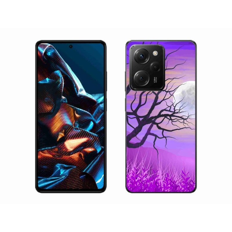 Gél tok mmCase a Xiaomi Poco X5 Pro 5G számára - rajzfilmes kidőlt fa