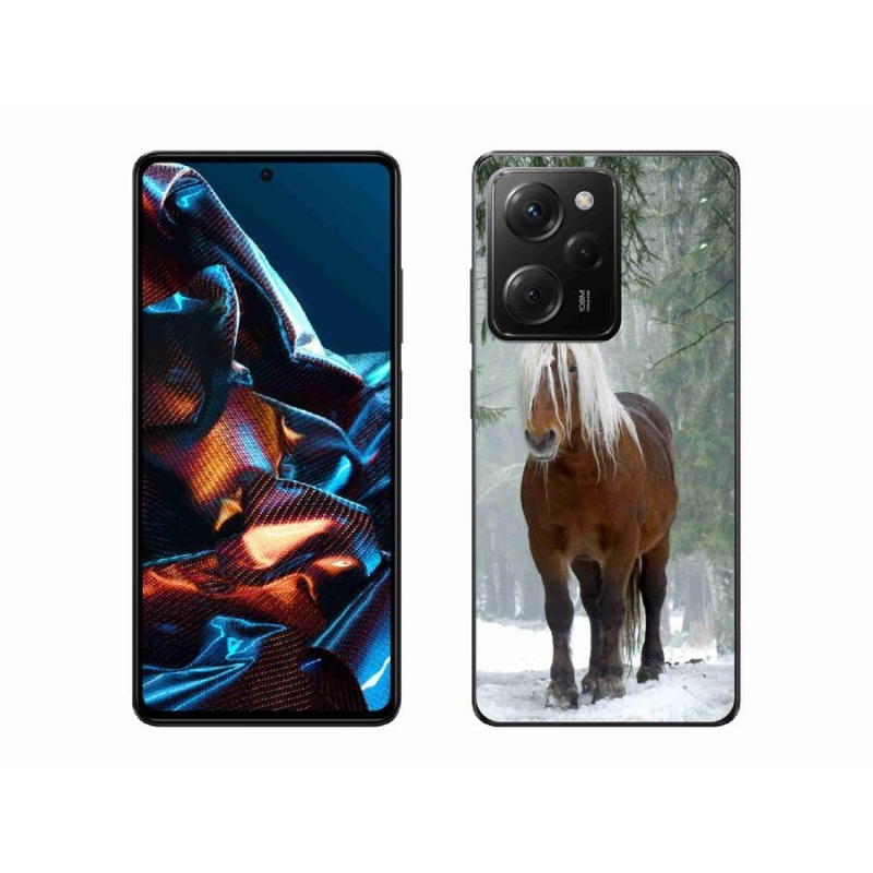 Gél tok mmCase a Xiaomi Poco X5 Pro 5G számára - ló az erdőben