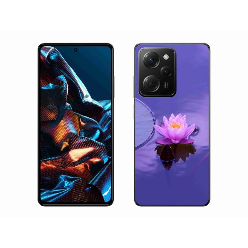 Gél tok mmCase a Xiaomi Poco X5 Pro 5G számára - virág a vízen