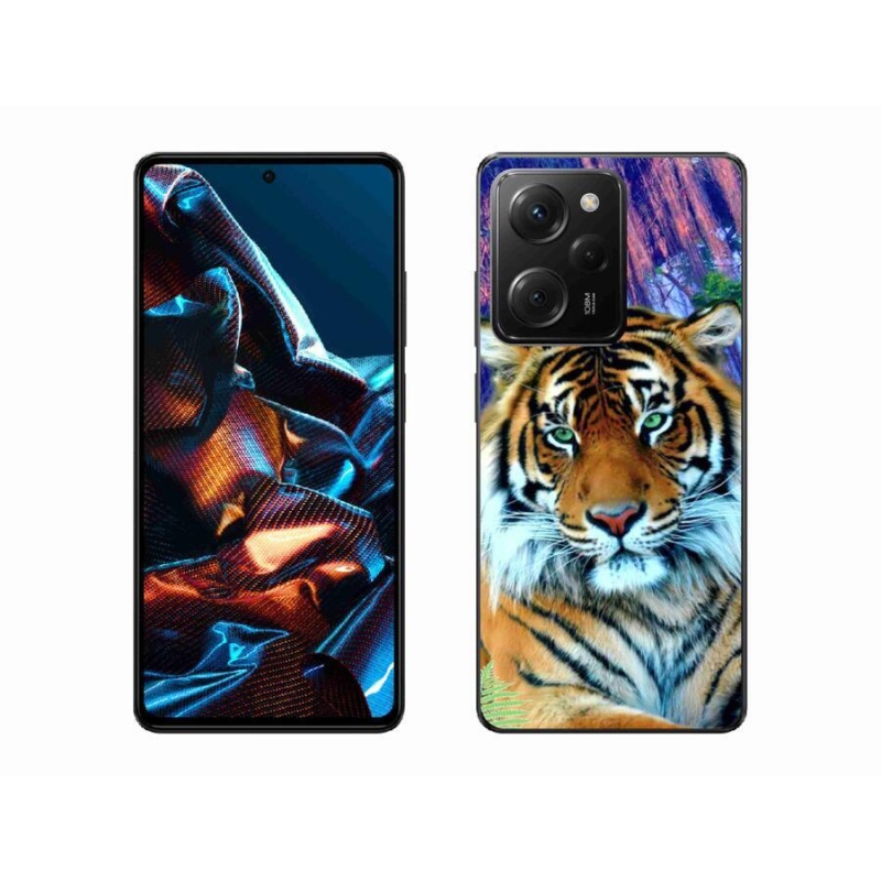 Gél tok mmCase a Xiaomi Poco X5 Pro 5G számára - tigris