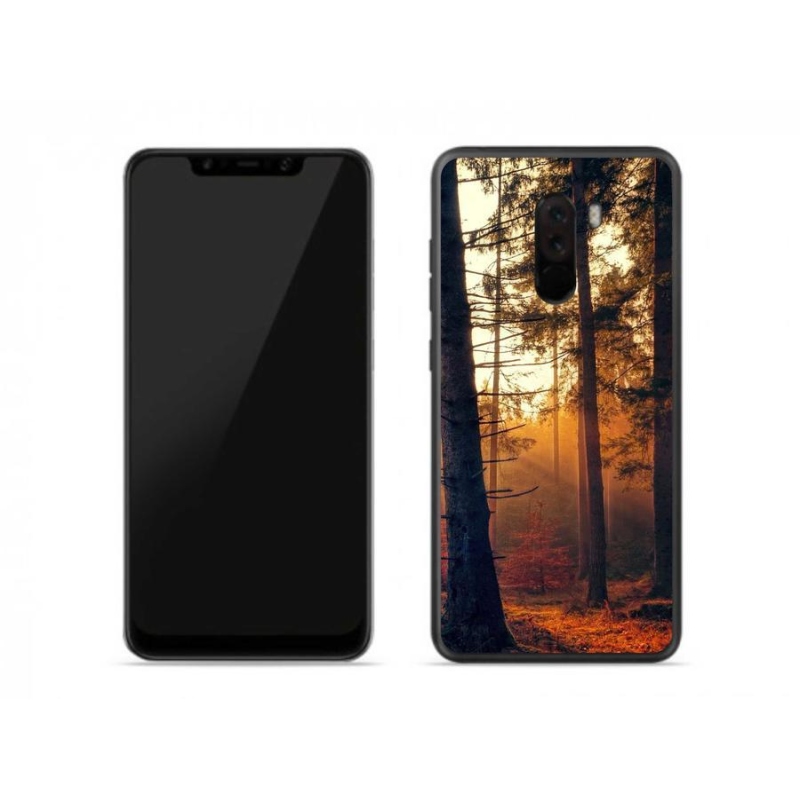 Gél tok mmCase a Xiaomi Pocophone F1 készülékhez - erdő