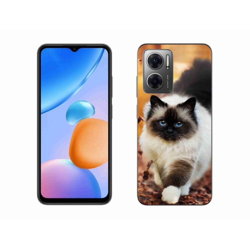 Gél tok mmCase a Xiaomi Redmi 10 5G-hez - macska