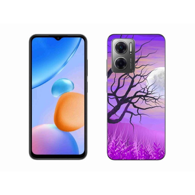 Gél tok mmCase a Xiaomi Redmi 10 5G-hez - rajzfilmes kidőlt fa