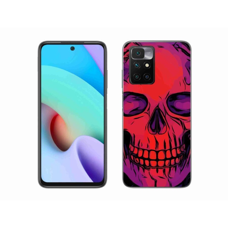 Gél tok mmCase a Xiaomi Redmi 10/Redmi 10 (2022) számára - koponya