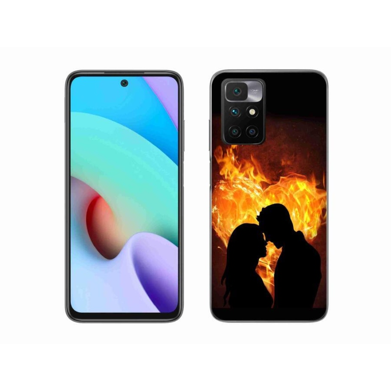 Gél tok mmCase a Xiaomi Redmi 10/Redmi 10 (2022) számára - tüzes szerelem