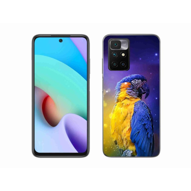 Gél tok mmCase a Xiaomi Redmi 10/Redmi 10 (2022) - papagáj ara 1