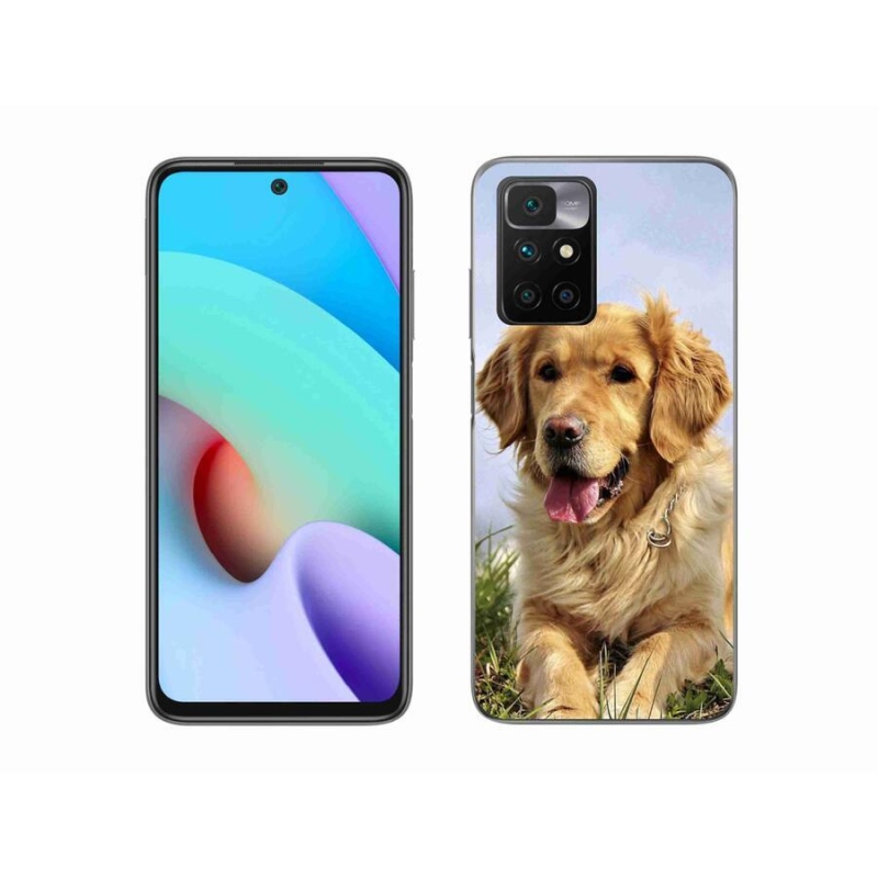 Gél tok mmCase a Xiaomi Redmi 10/Redmi 10 (2022) - arany retrieverhez