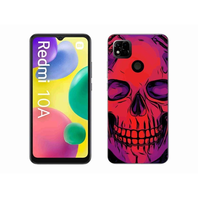 Gél tok mmCase a Xiaomi Redmi 10A számára - koponya