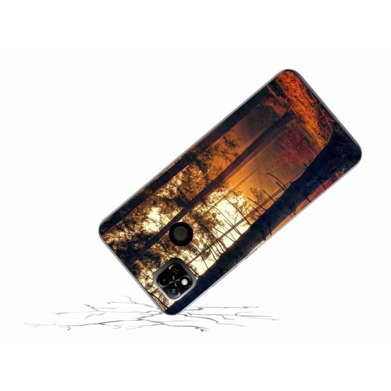 Gél tok mmCase a Xiaomi Redmi 10A számára - erdő