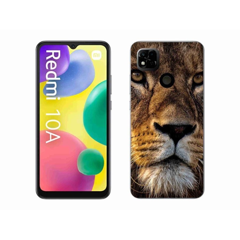 Gél tok mmCase a Xiaomi Redmi 10A számára - oroszlán
