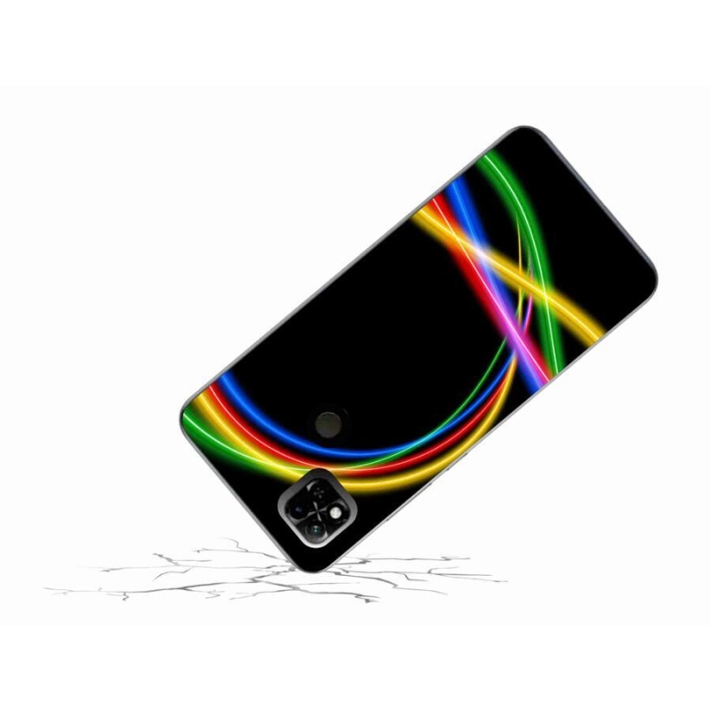 Gél tok mmCase a Xiaomi Redmi 10A számára - neon körök