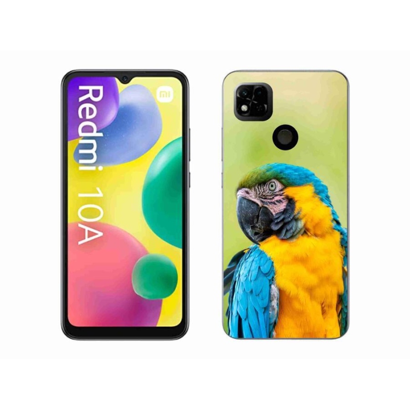 Gél tok mmCase a Xiaomi Redmi 10A számára - parrot ara 2
