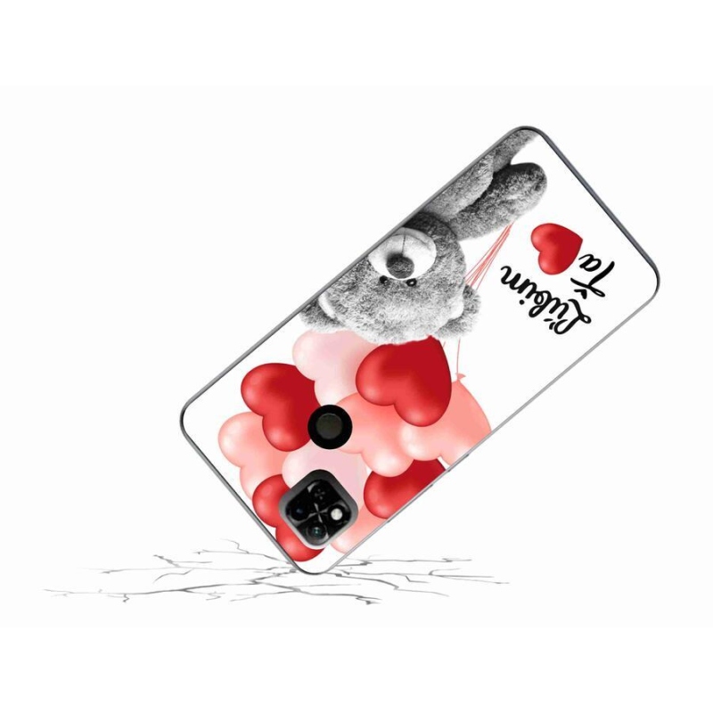 Gél tok mmCase a Xiaomi Redmi 10A számára - I love you en