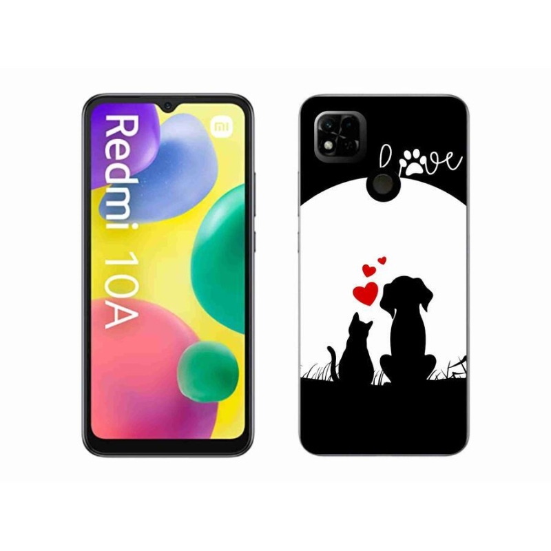 Gél tok mmCase a Xiaomi Redmi 10A számára - állati szeretet