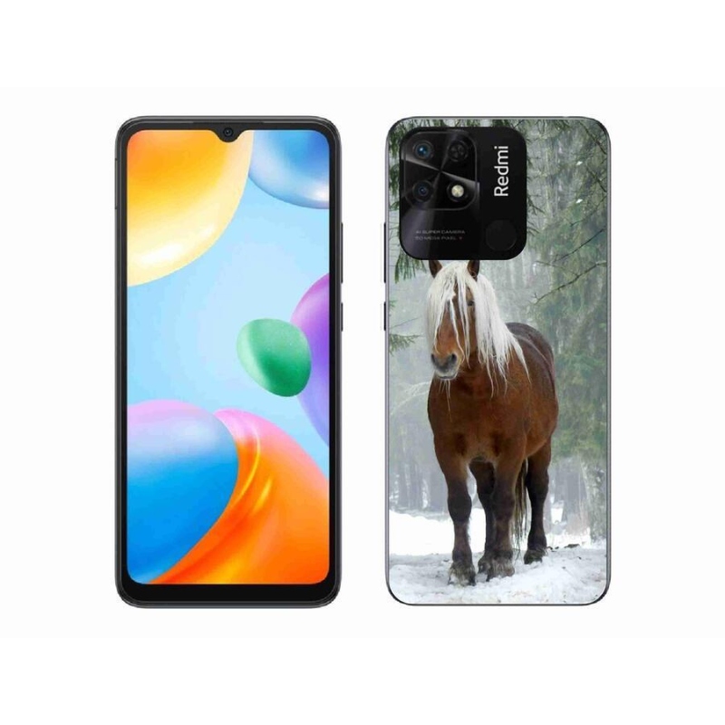 Gél tok mmCase a Xiaomi Redmi 10C számára - ló az erdőben