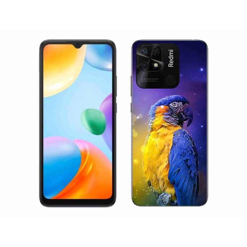 Gél tok mmCase a Xiaomi Redmi 10C-hez - papagáj ara 1