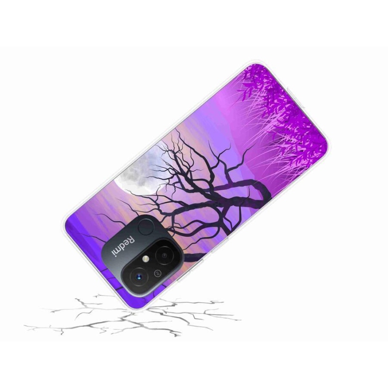 Gél tok mmCase a Xiaomi Redmi 12C-hez - rajzfilmes kidőlt fa