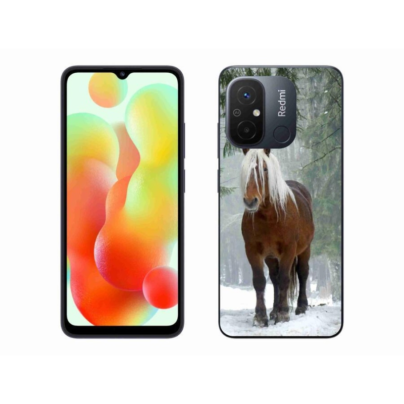 Gél tok mmCase a Xiaomi Redmi 12C számára - ló az erdőben