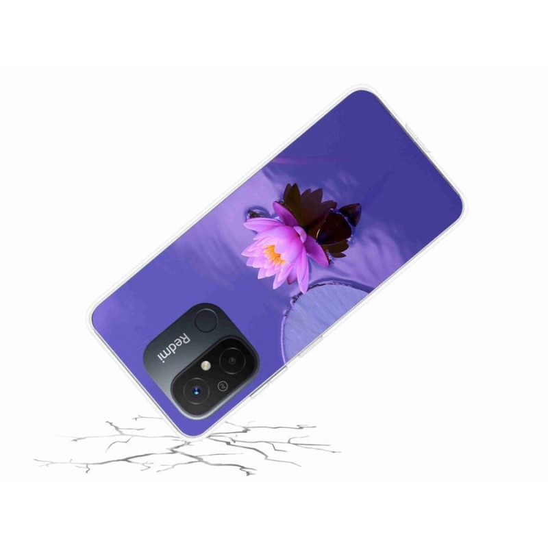 Gél tok mmCase a Xiaomi Redmi 12C-hez - virág a vízen