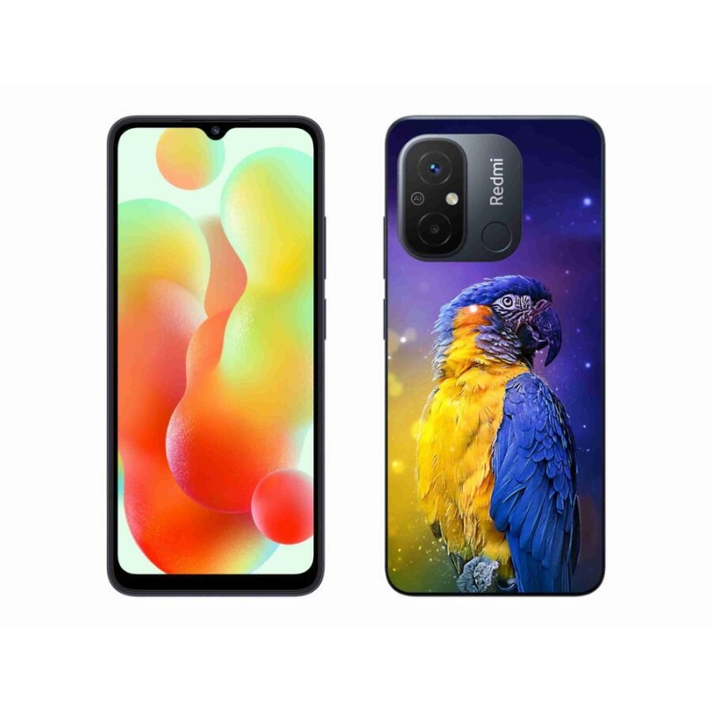 Gél tok mmCase a Xiaomi Redmi 12C-hez - papagáj ara 1